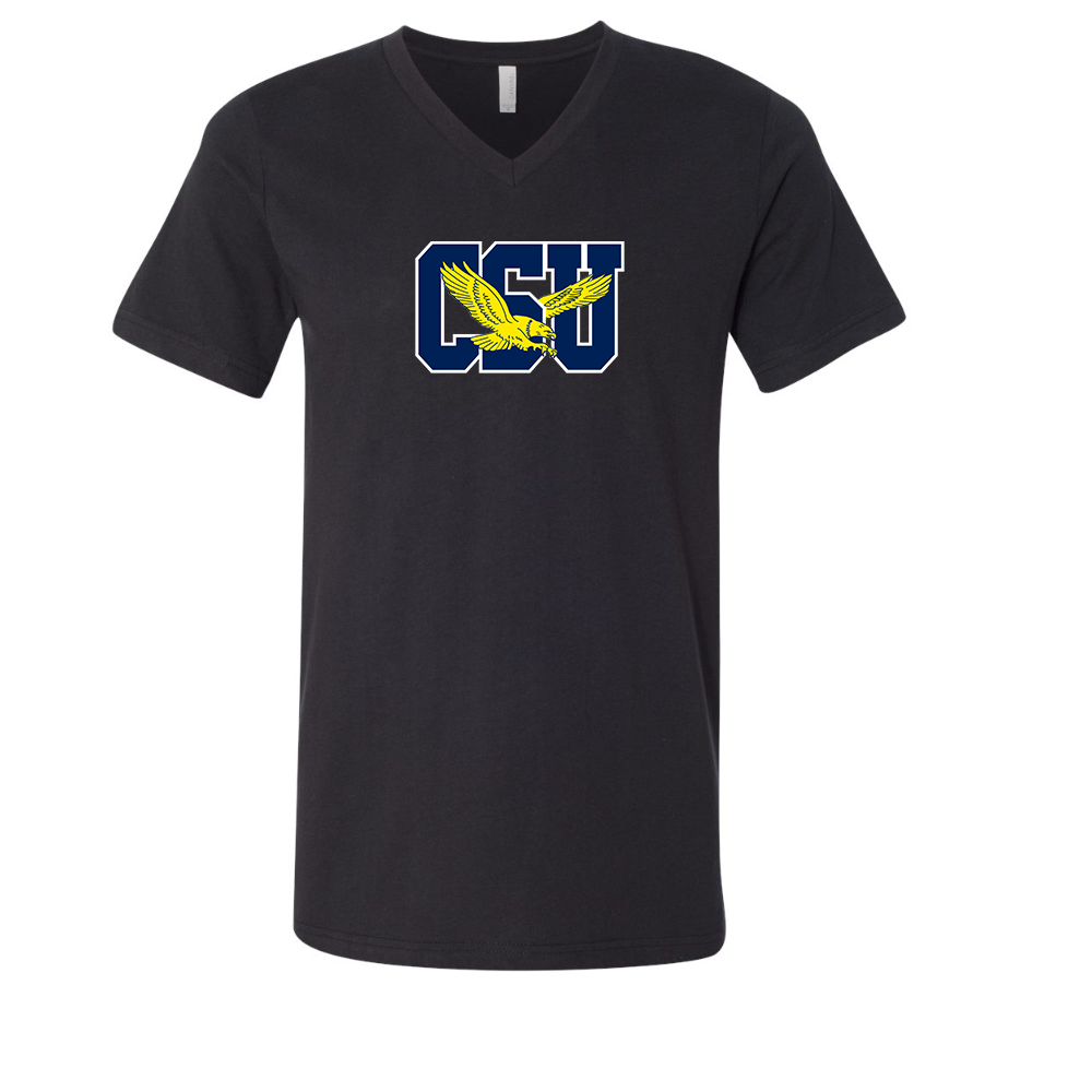 Coppin State Eagles  BELLA  CANVAS - Jersey V-Neck T-Shirt