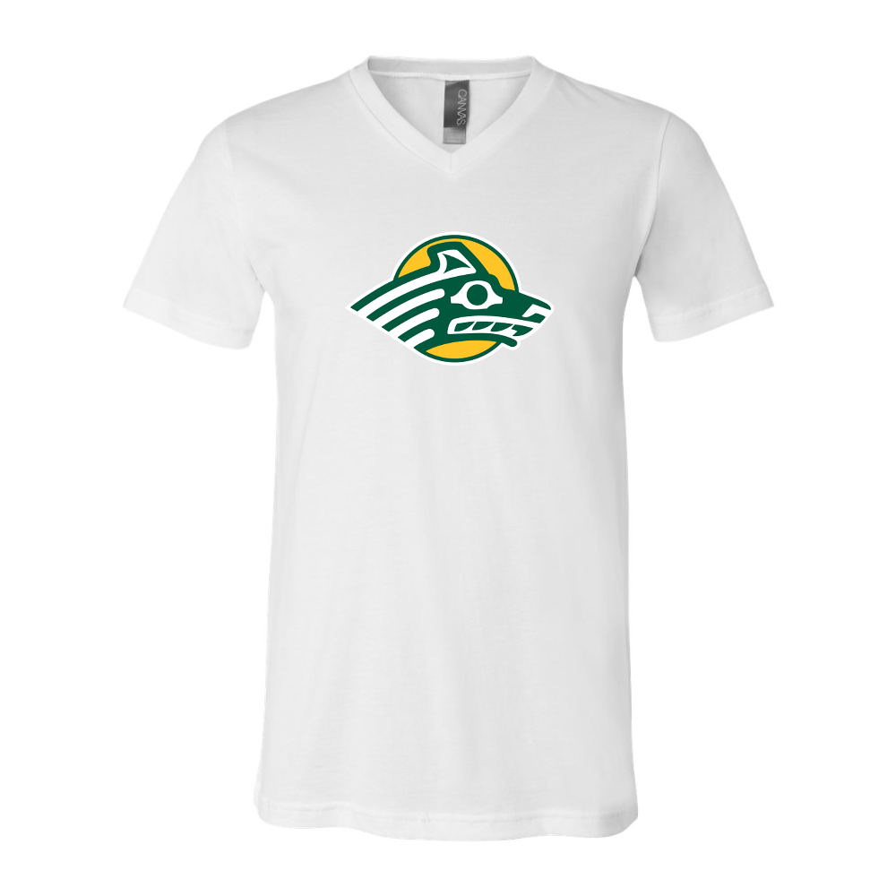 Alaska Anchorage Seawolves   BELLA  CANVAS - Jersey V-Neck T-Shirt