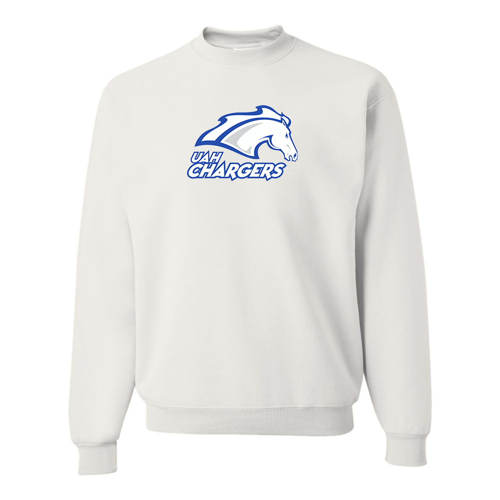 Men's Alabama Huntsville Chargers JERZEES NuBlend Crewneck Sweatshirt