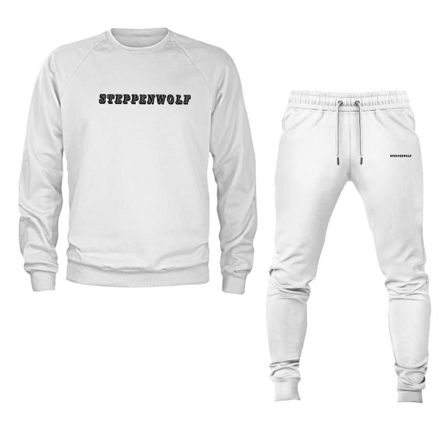 Men's  Steppen wolf Crewneck Sweatshirt Joggers Suit