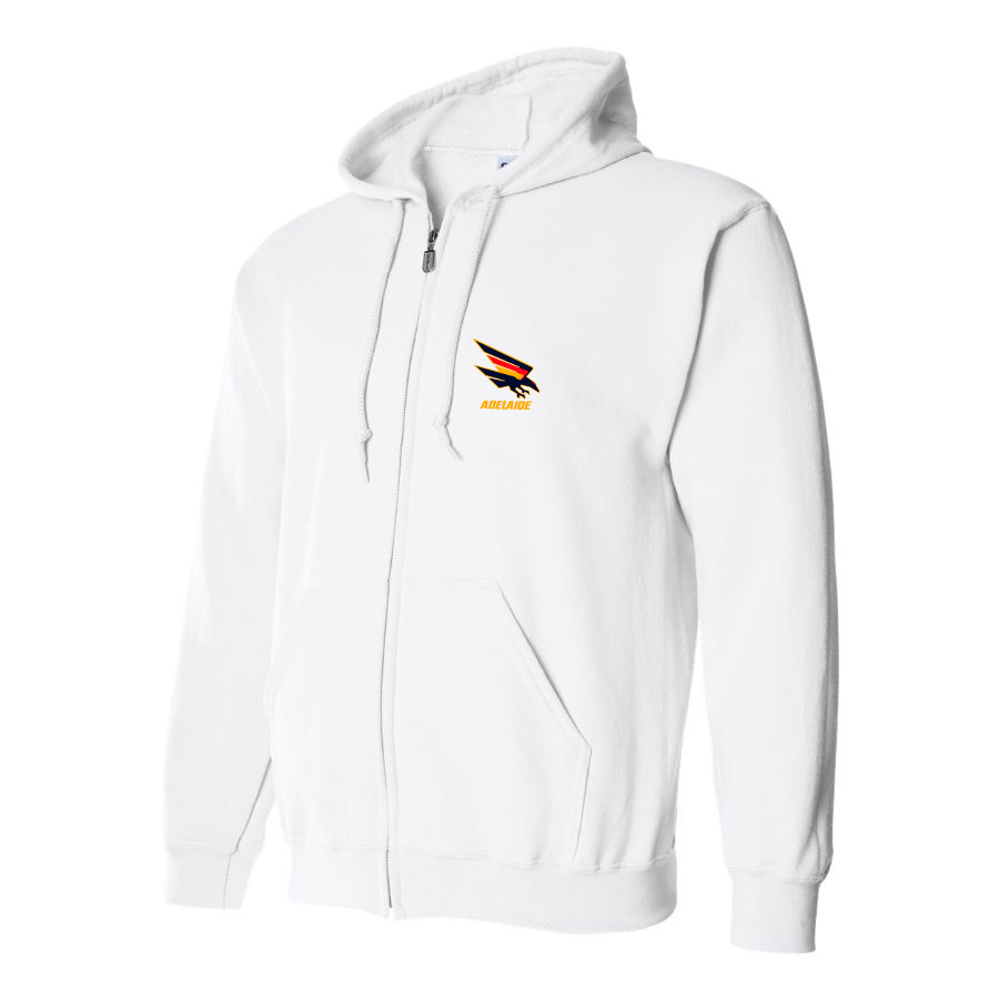 Men's Adelaide Crows  Logo Zipper Hoodie