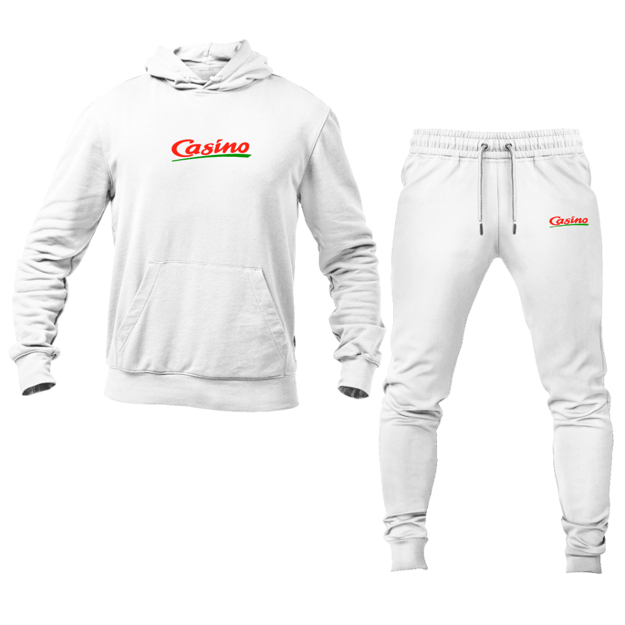 Men's Casino Logo Hoodie Joggers Set