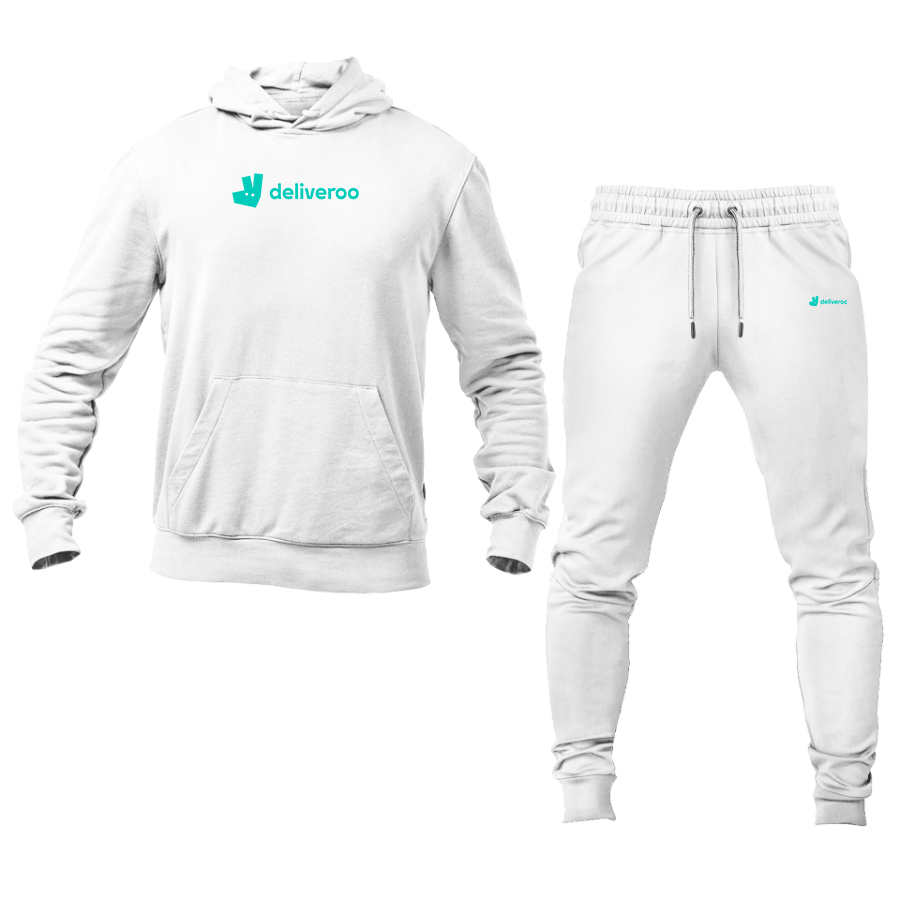 Men's Deliveroo Logo Hoodie Joggers Set