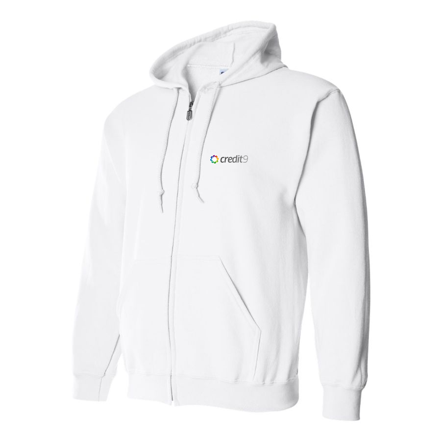 Men's Сredit9 Logo Zipper Hoodie