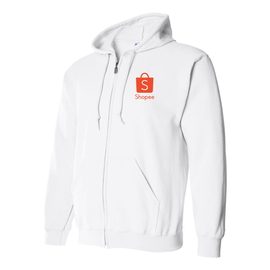 Men's Shopee Logo Zipper Hoodie