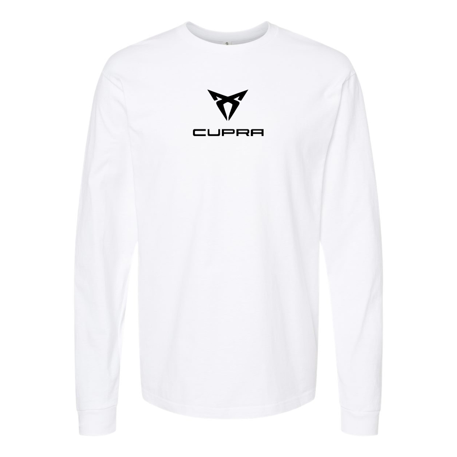 Men's Cupra  Logo Cotton Long Sleeve T-Shirt