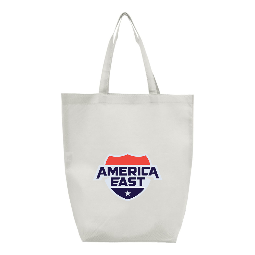 America East Conference  Q-Tees Non-Woven Gusset Bottom Tote
