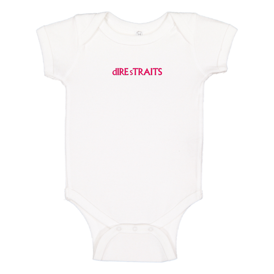 Dire Straits Logo Baby Onesie Romper