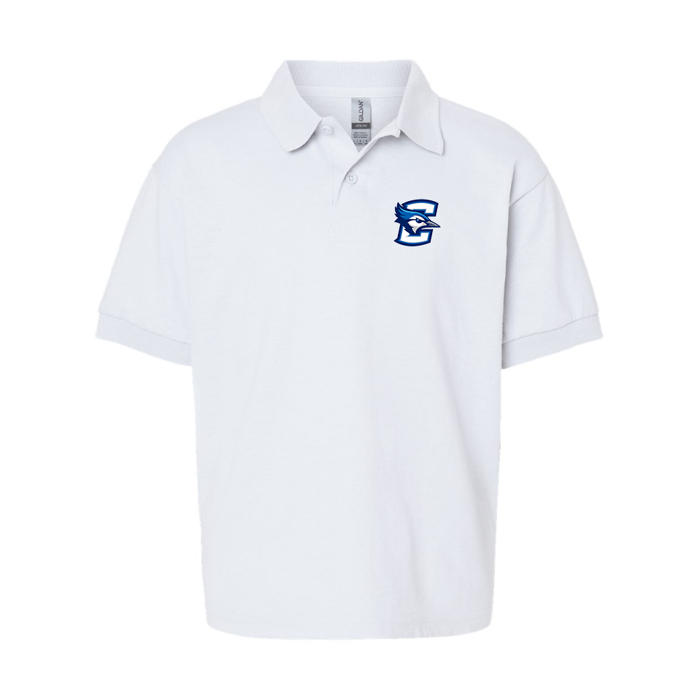 Youth Creighton Bluejays  Gildan Dry Blend Jersey Polo