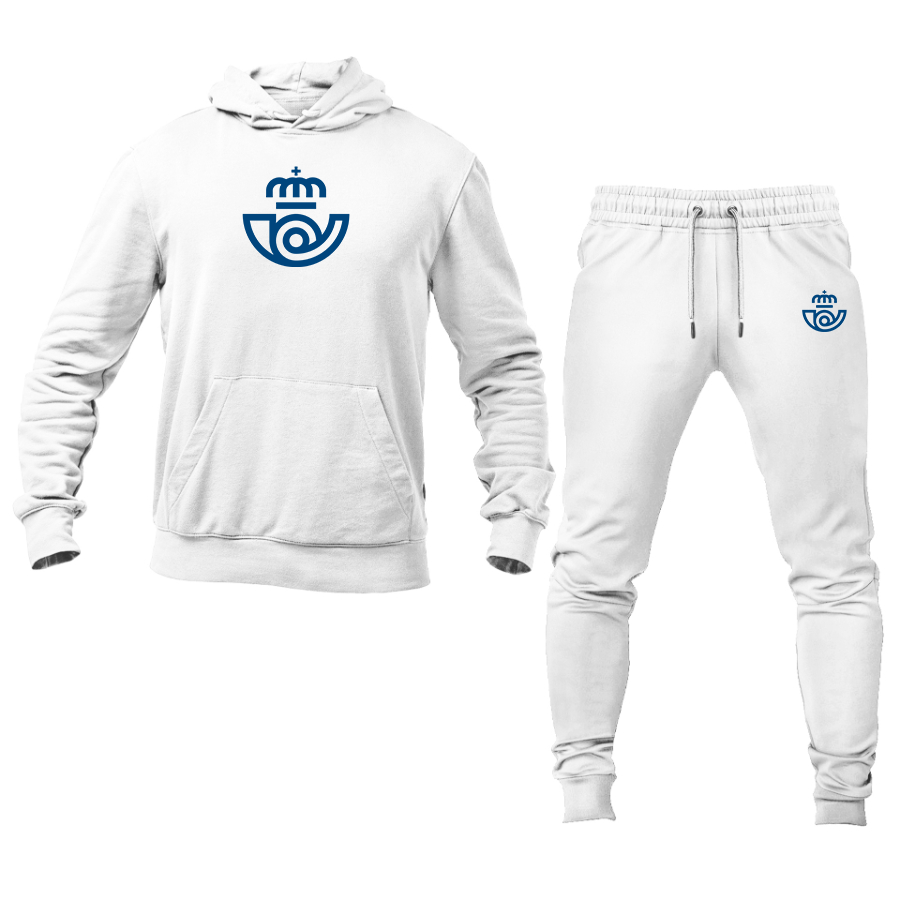 Men's  Correos Logo   Hoodie Joggers Set