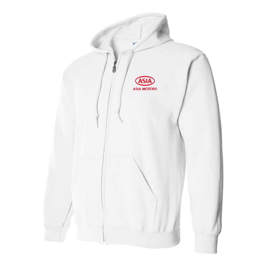 Men's Asia Motors Logo Zipper Hoodie