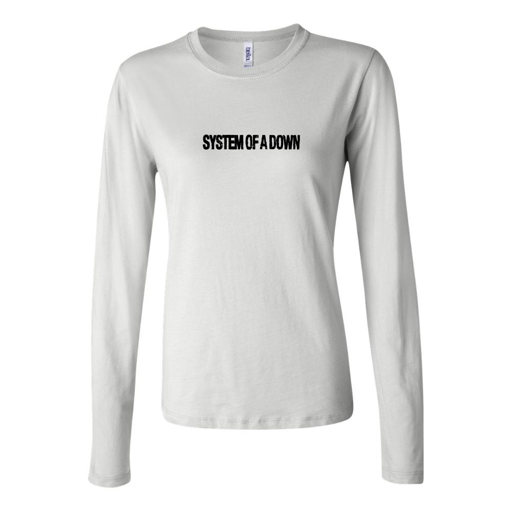 BELLA CANVAS System Of A Down Jersey Long Sleeve Tee