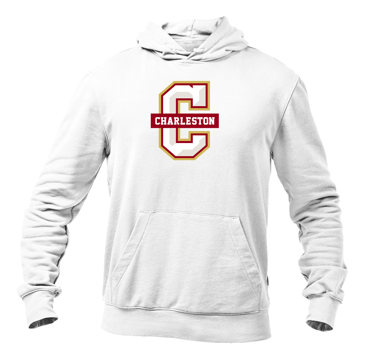 Men's Charleston Cougars Heavy Blend Hooded Sweatshirt