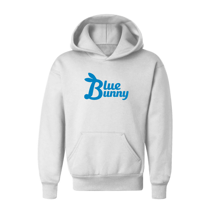 Youth Blue Bunny  Logo Pullover Hoodie