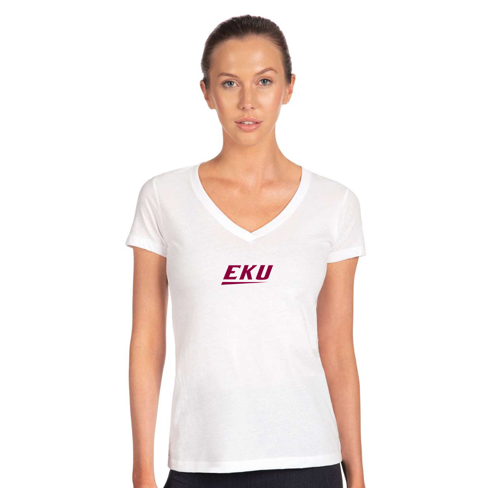 Women's  Eastern Kentucky Colonels Next Level V-Neck T-Shirt