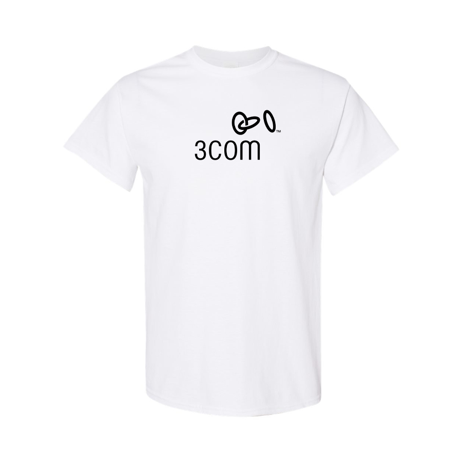 Men's 3Com Logo Cotton T-Shirt