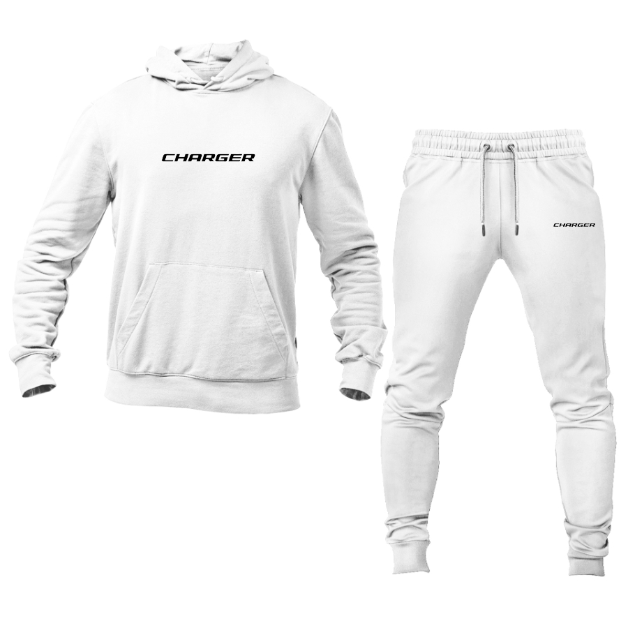 Men's Dodge Charger Logo Hoodie Joggers Set