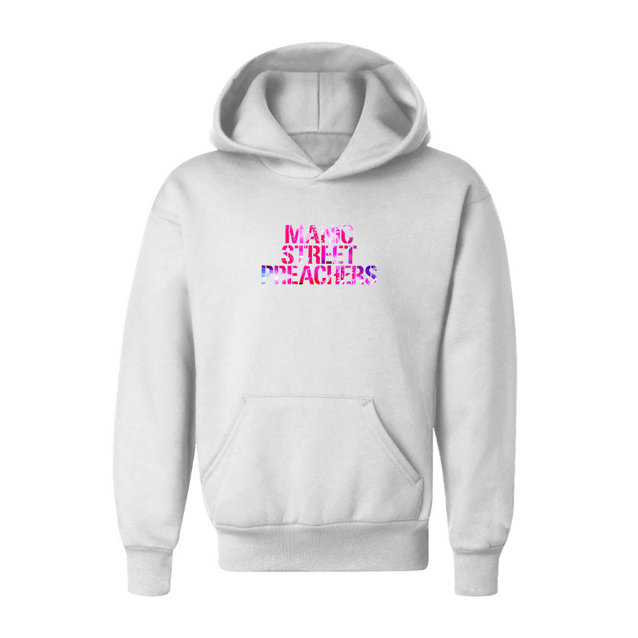 Youth Manic Street Preachers Logo  Pullover Hoodie