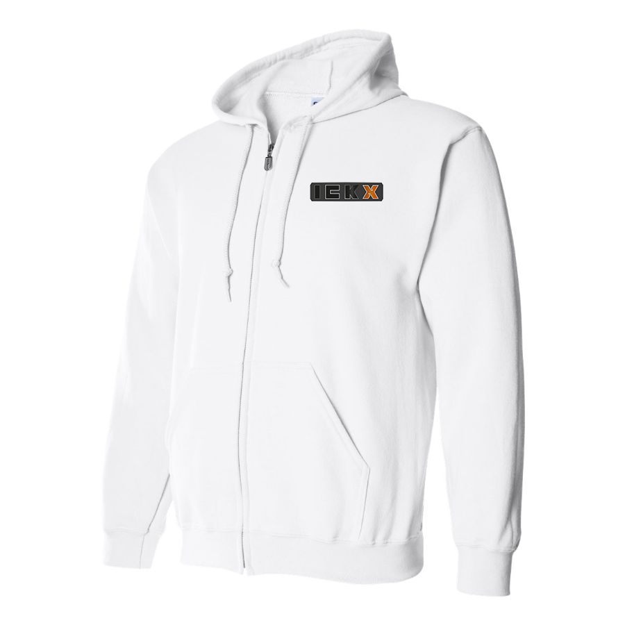 Men's ICKX Logo Zipper Hoodie