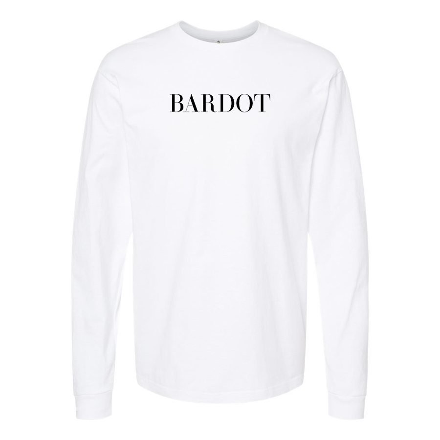 Men's Bardot Logo Cotton Long Sleeve T-Shirt