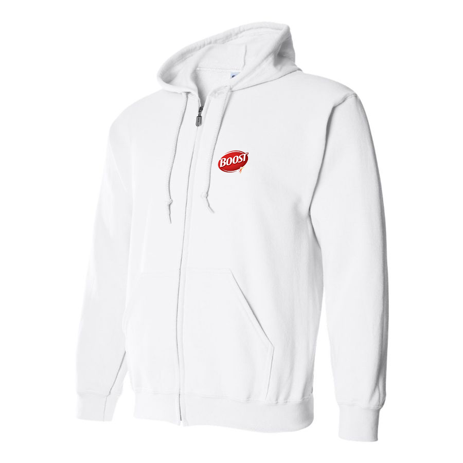 Men's Boost Logo Zipper Hoodie