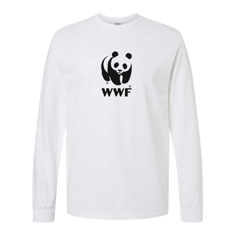 Men's  WWF  Gildan Heavy Cotton Long Sleeve T-Shirt