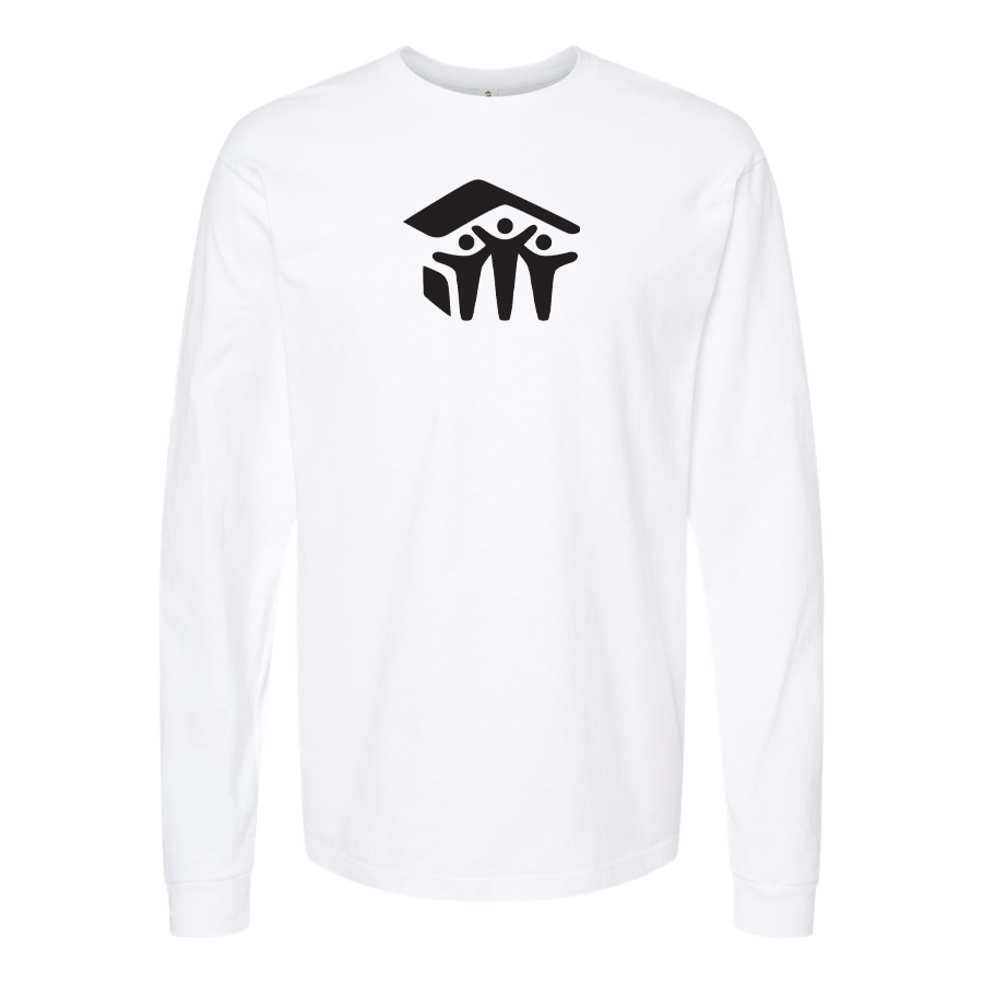 Men's Habitat for Humanity  Logo Cotton Long Sleeve T-Shirt