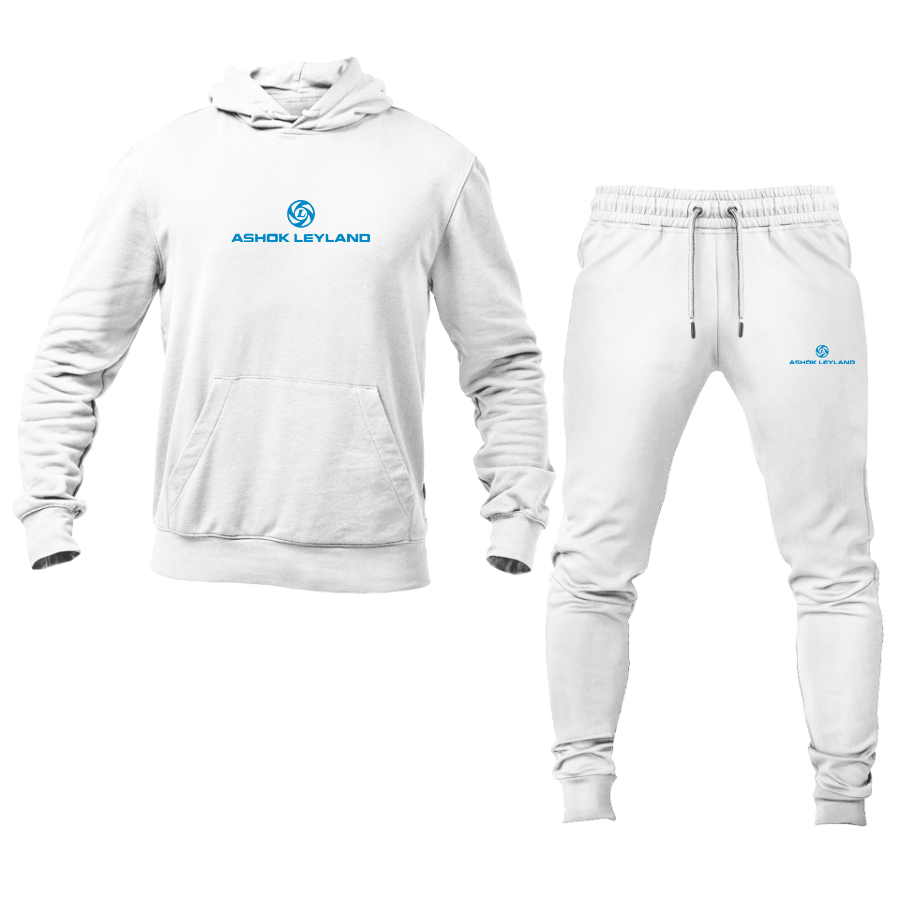 Men's Ashok Leyland Logo Hoodie Joggers Set