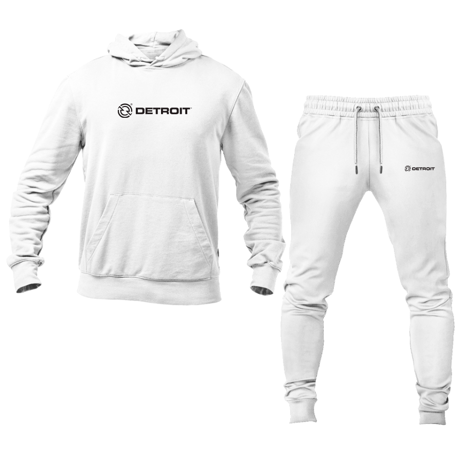 Men's Detroit Diesel Logo Hoodie Joggers Set