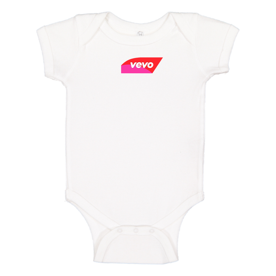Vevo Thumbnail Banner Logo Baby Onesie Romper