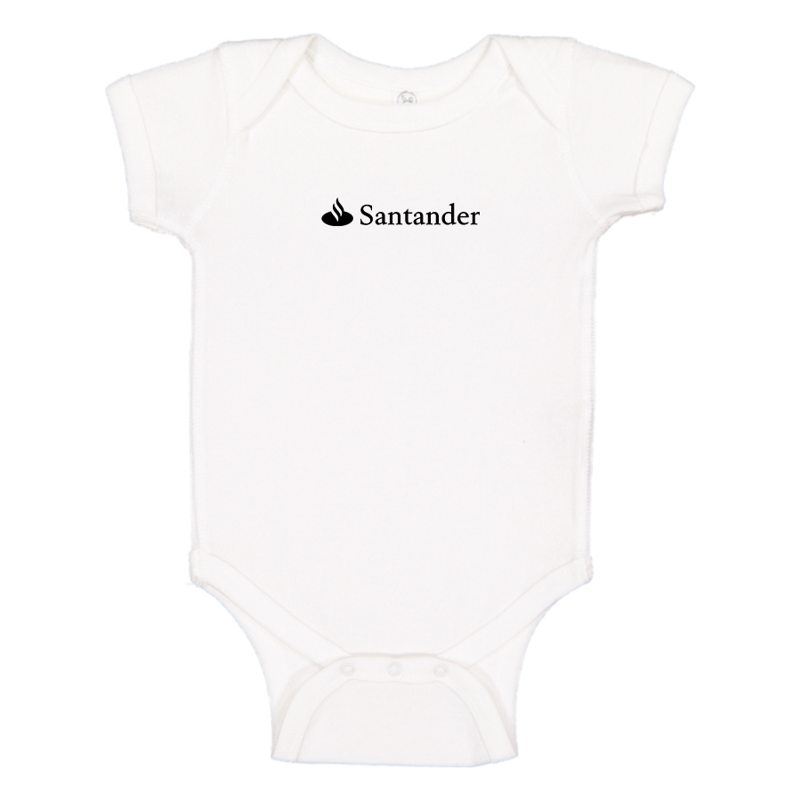 Santander Logo  Baby Onesie Romper