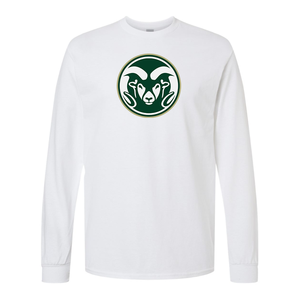 Men's  Colorado State Rams Gildan Heavy Cotton Long Sleeve T-Shirt