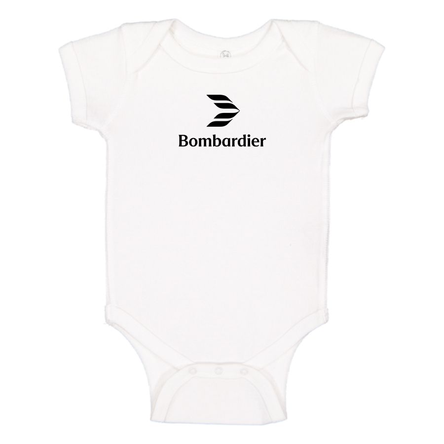 Bombardier Logo Baby Onesie Romper