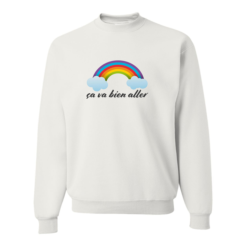 Men's Ça va bien aller JERZEES NuBlend Crewneck Sweatshirt