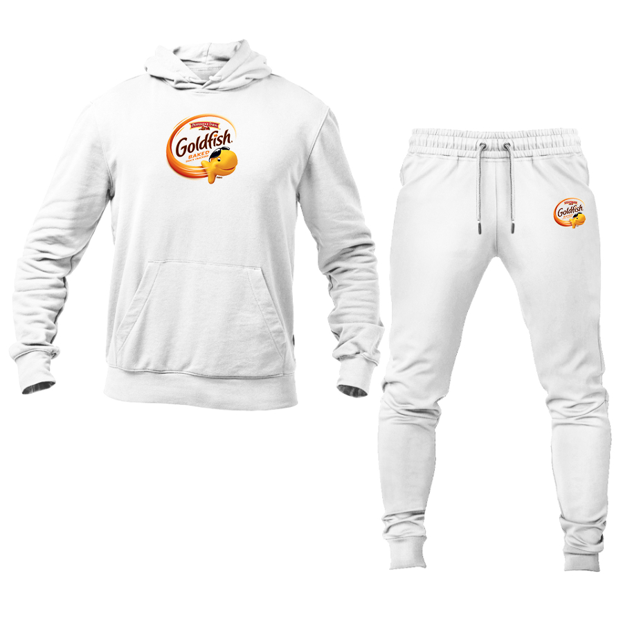 Men's Goldfish Logo Hoodie Joggers Set