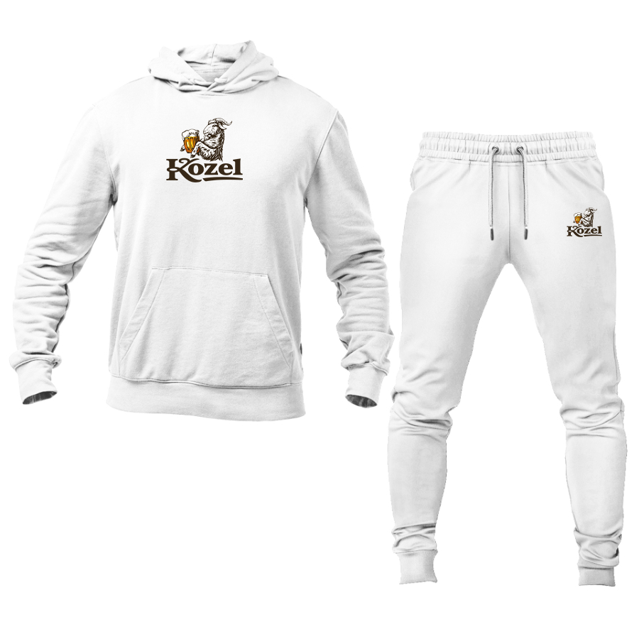 Men's Velkopopovicky Kozel Logo Hoodie Joggers Set