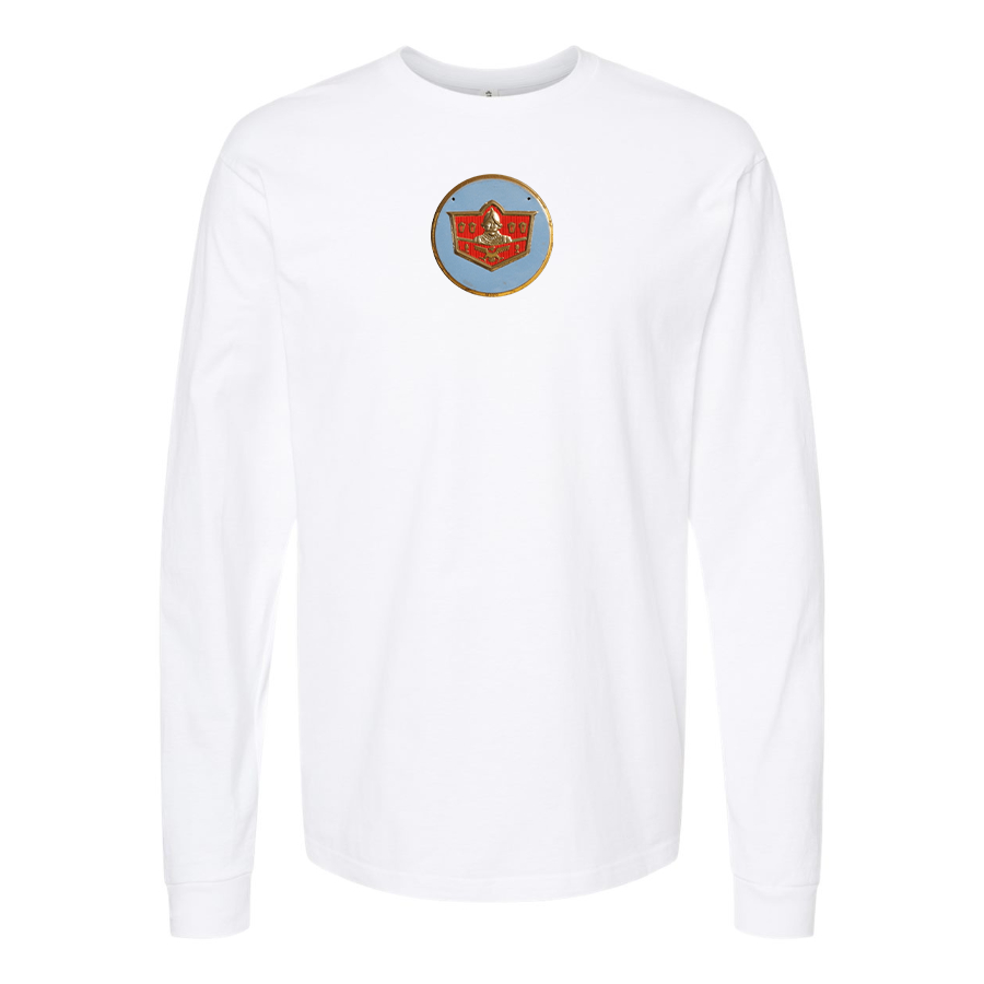 Men's DeSoto Logo Cotton Long Sleeve T-Shirt