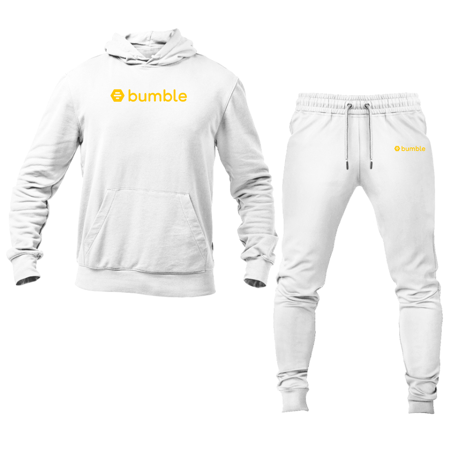 Men's Bumble Logo Hoodie Joggers Set