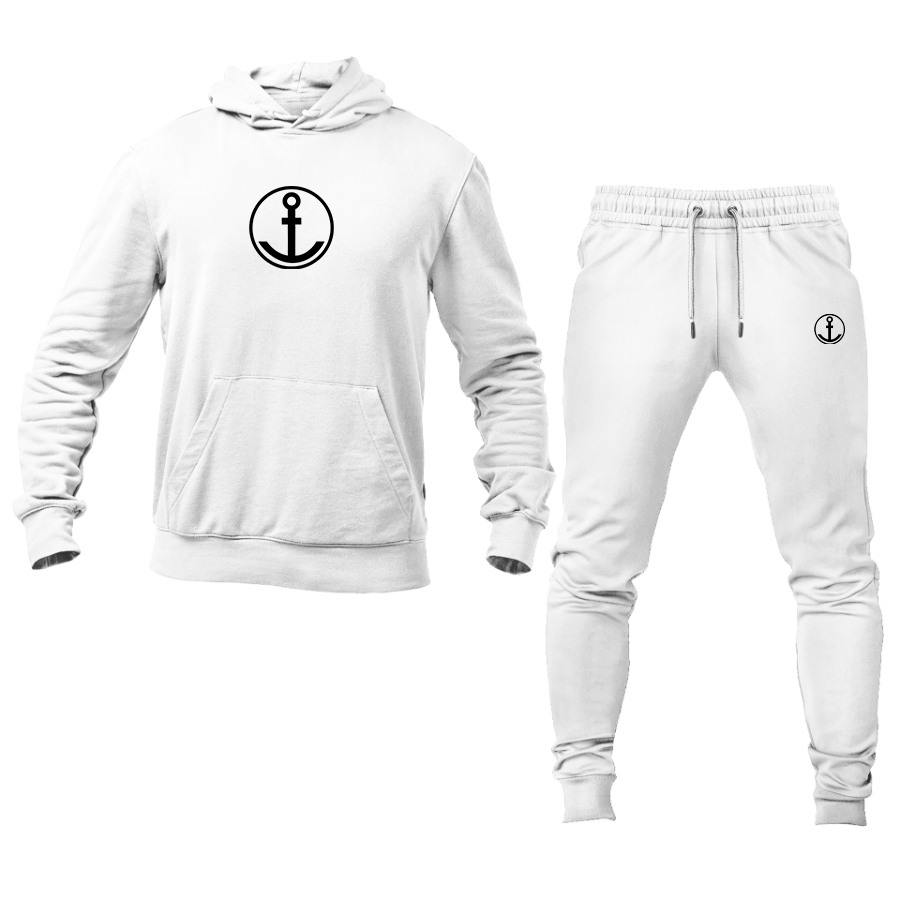 Men's Anker Logo Hoodie Joggers Set