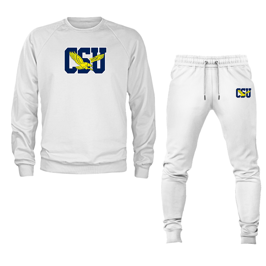 Men's Coppin State Eagles Crewneck Sweatshirt Joggers Suit