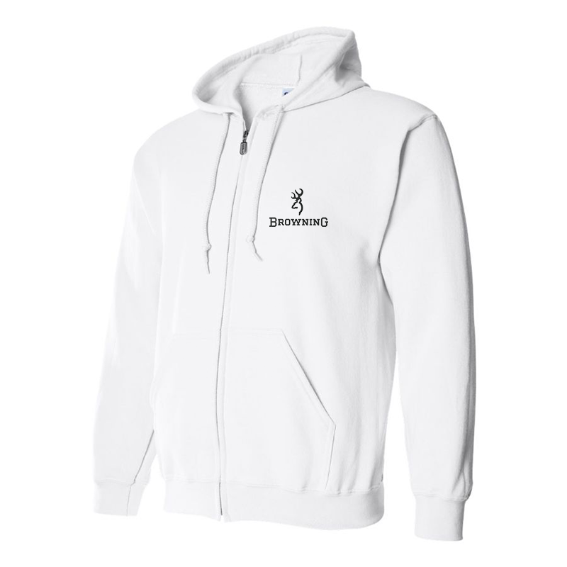 Men's Browning  Logo Zipper Hoodie
