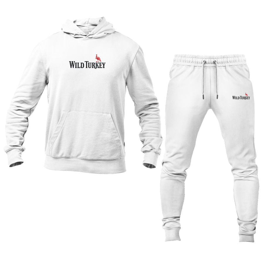 Men's Wild Turkey Logo Hoodie Joggers Set