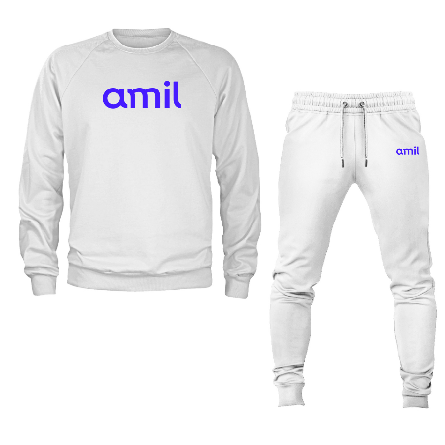 Men's  Amil Crewneck Sweatshirt Joggers Suit