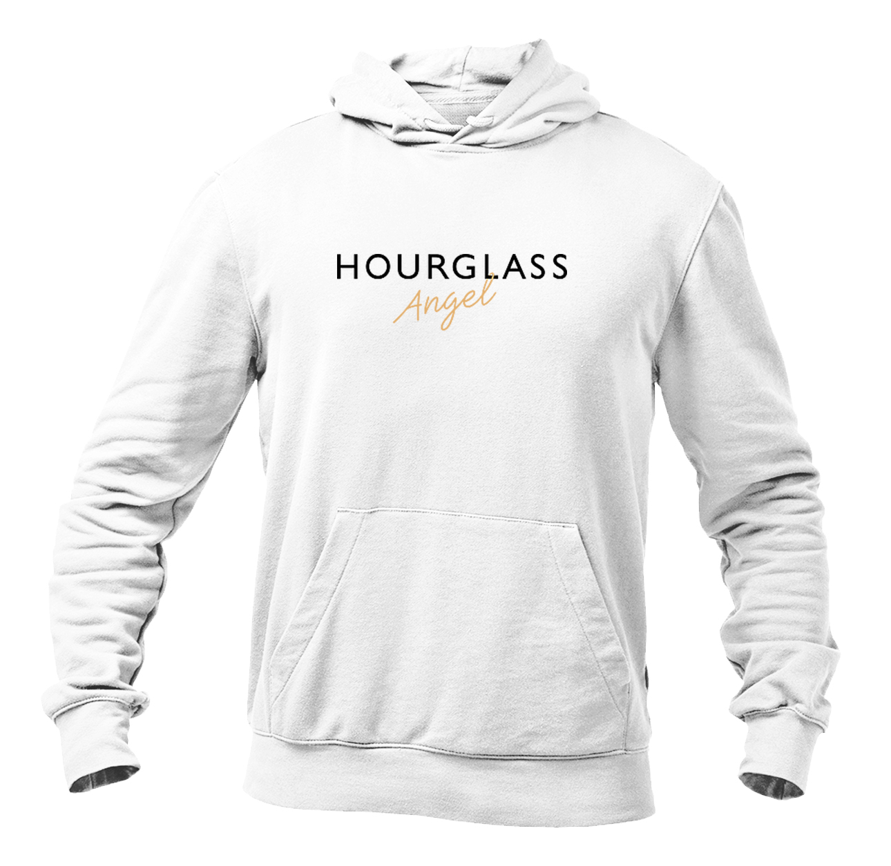 Men's Hourglass Angel  Heavy Blend Hooded Sweatshirt