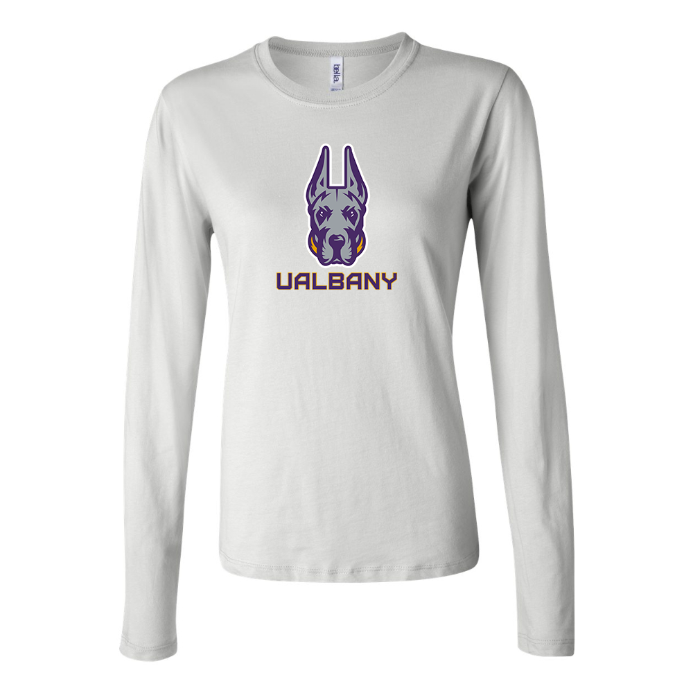 BELLA CANVAS Women’s Albany Great Danes Jersey Long Sleeve Tee