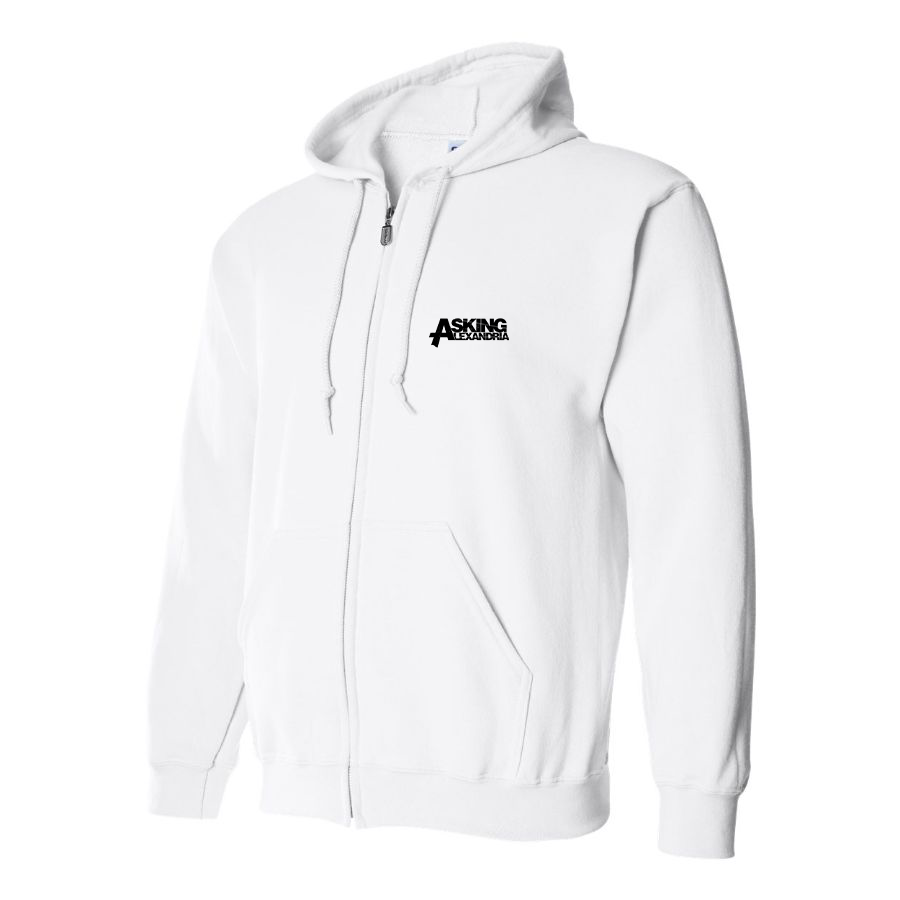 Men's Asking Alexandria Logo Zipper Hoodie