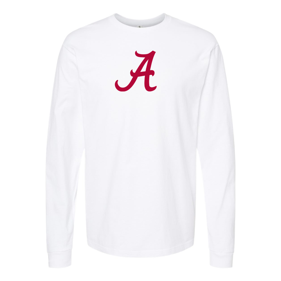 Men's Alabama Crimson Tide Logo Cotton Long Sleeve T-Shirt