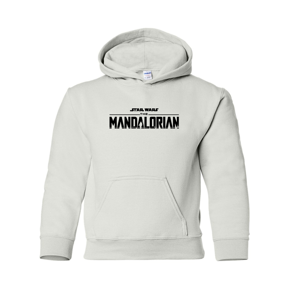 Youth Star Wars The Mandalorian Gildan Heavy Blend  Hooded Sweatshirt