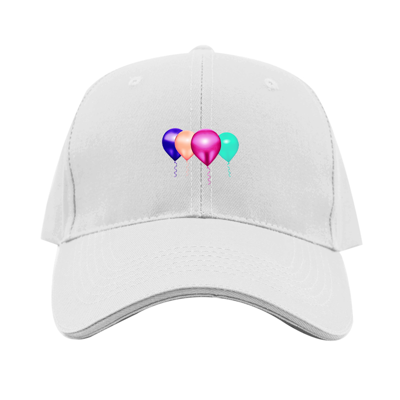 Balloon-Emojis Logo  Dad Baseball Cap Hat