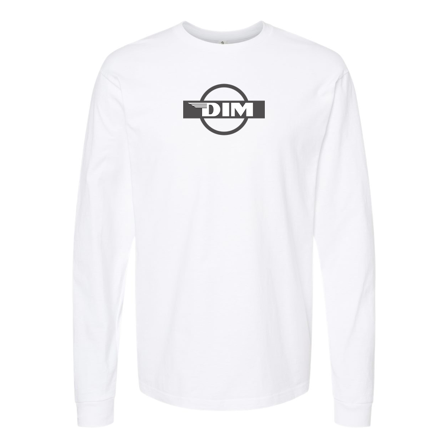 Men's DIM Motor Logo Cotton Long Sleeve T-Shirt